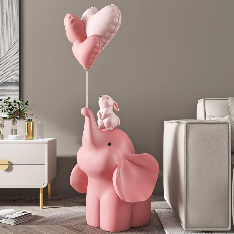 创意大象摆件大型落地客厅家居饰品电视柜沙发旁装饰乔迁新居礼品,淘宝优惠券,粉丝福利购,淘宝优惠卷