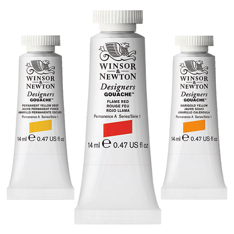 【度薇年推荐温莎牛顿进口设计师水粉颜料不透明水彩14ML单支36色,淘宝优惠券,粉丝福利购,淘宝优惠卷