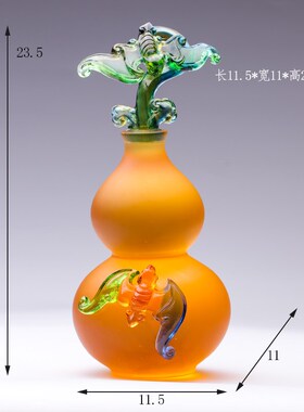 琉璃葫芦摆件大寿生日礼物父母亲长辈老年人寓意礼品祝寿工艺品