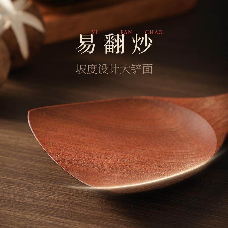 乌檀木锅铲家用不粘锅专用木质厨具木勺汤勺饭勺木头炒菜铲子木铲,淘宝优惠券,粉丝福利购,淘宝优惠卷