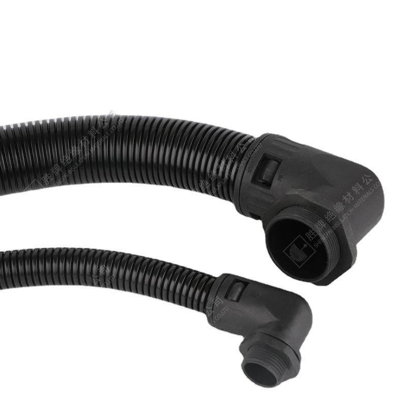 插销式波纹管90度快速接头PA尼龙嫁接头公制螺纹M/PG系列端接箱体 - 图3