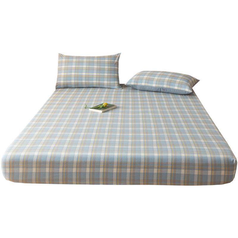 纯棉水洗棉床笠单件全棉100床单席梦思床垫保护套防尘床罩三件套,淘宝优惠券,粉丝福利购,淘宝优惠卷