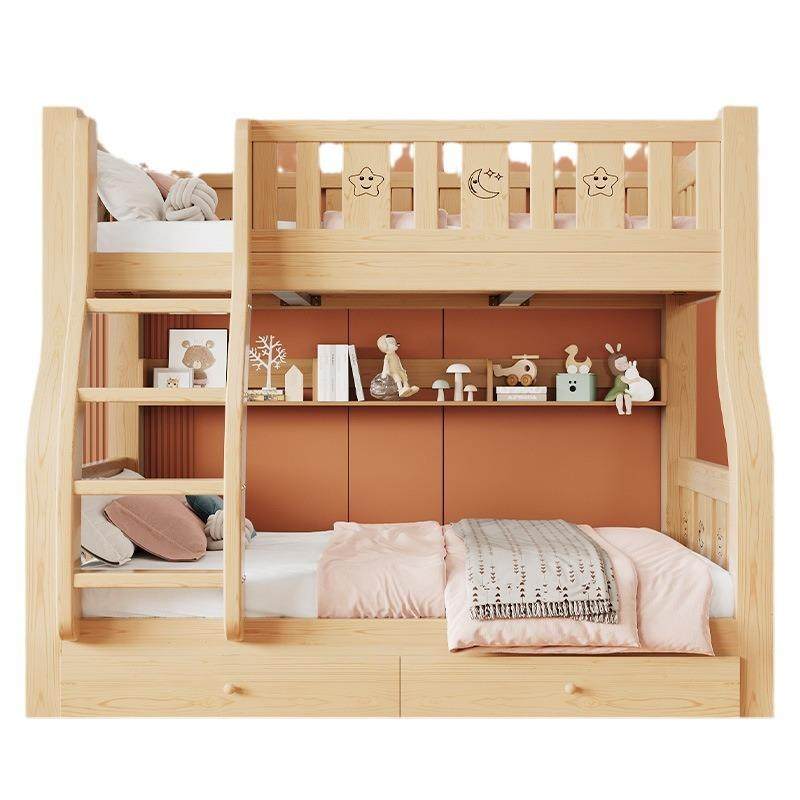 上下床双层床全实木高低床小户型大人两层子母床上下铺木床儿童床,淘宝优惠券,粉丝福利购,淘宝优惠卷