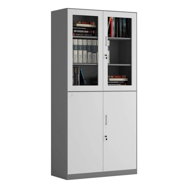 钢制拆装文件柜窄边套色办公柜加厚档案柜铁皮柜凭证柜带抽屉矮柜,淘宝优惠券,粉丝福利购,淘宝优惠卷