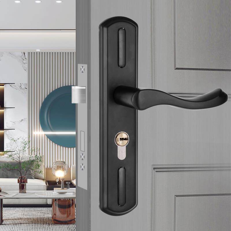 室内门锁卧室木门锁家用通用型房门锁换锁免改孔门把手静音执手锁,淘宝优惠券,粉丝福利购,淘宝优惠卷