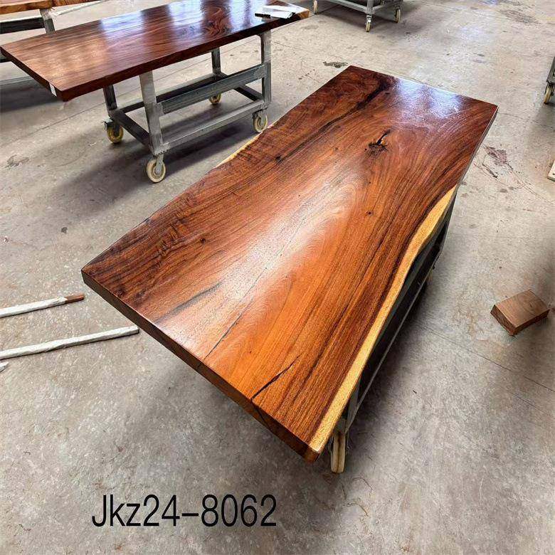 简约家用整板办公室茶桌椅实木茶桌新中式原木独板自然边大板茶桌,淘宝优惠券,粉丝福利购,淘宝优惠卷