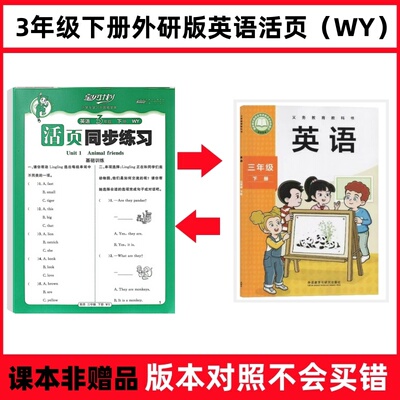 小学外研版英语随堂练习册