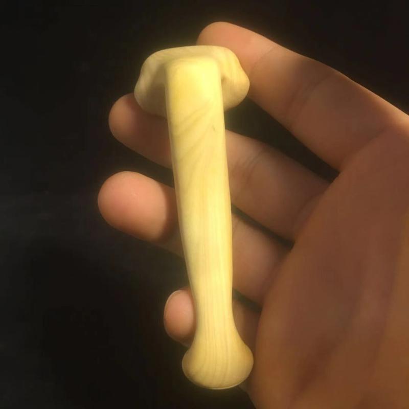 小叶黄杨木雕刻中式摆件挂件小号如意手把件家居装饰工艺礼品摆设 - 图1