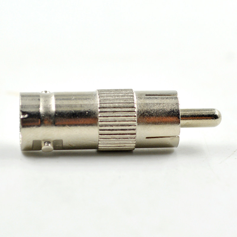 BNC female connector to AV male connector, analog surveillance video adapter to RCA lotus connector, security accessories and equipment