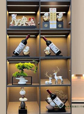 酒柜装饰品奢件轻客厅2025新款柜套装家居电视摆玻F98H5HJH璃子开