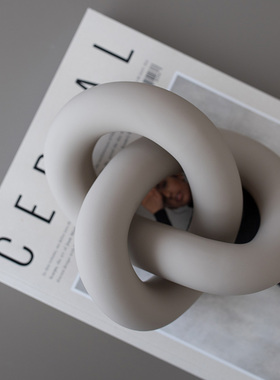 瑞典进口Cooee Design永恒结抽象艺术感摆件家居书架酒柜小装饰品