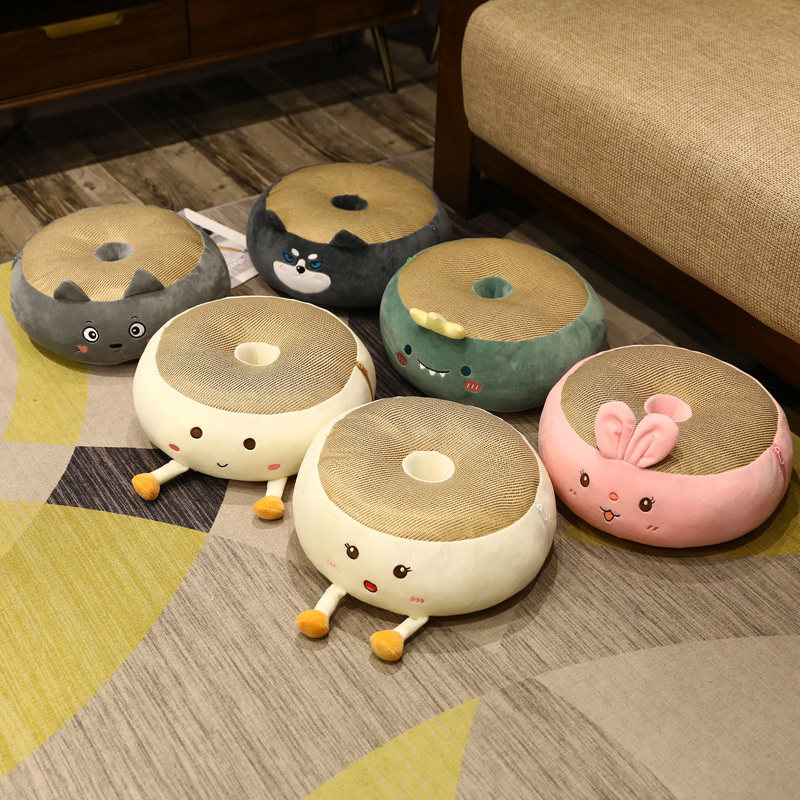 凉席坐垫办公室久坐?椅垫子学生椅子屁股地上科目二学车屁垫夏季 - 图2