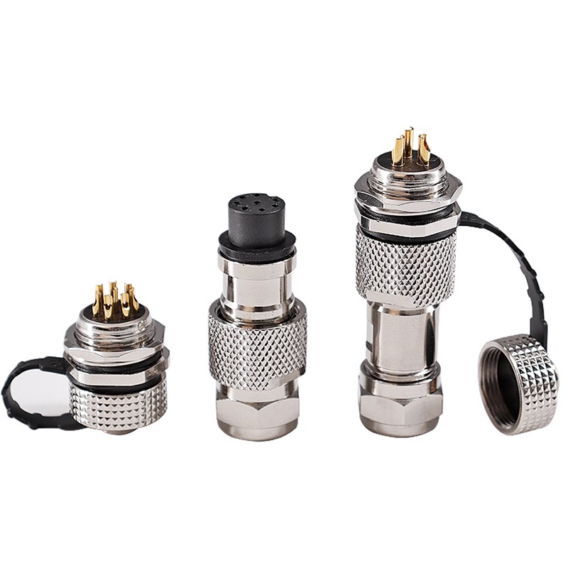 1G防水连接器航空插头2/3//5//7/8/9/10/11/芯 IP7开孔1mm - 图3