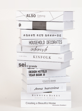 蓝色绿假书仿真书装饰品摆件客厅书房展厅摆设现代简约拍照道具书