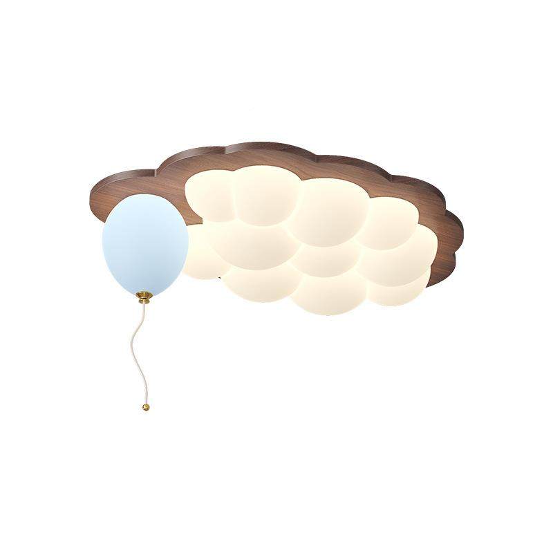 新品光谱桃胡木色气球吸顶灯奶油风中式书儿童全175房房云朵卧室,淘宝优惠券,粉丝福利购,淘宝优惠卷