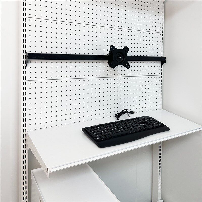 Monitor stand arm heightening desktop computer hanging hole-free girl hole board bookshelf accessories hardware hole board