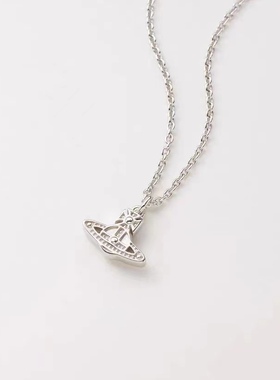 【官网正品】西太后经典款OSLO项链薇薇安浮雕mini土星颈链女