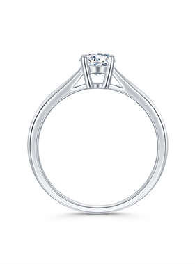 经典婚戒四爪简约款钻戒