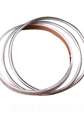 高档天荒地老|熙素原创手9三99银足镯三环简约百搭三生世手工银手