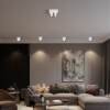 No main light, living room lighting, surface-mounted downlight, square bold light, hallway light, grille light, bedroom ceiling spotlight