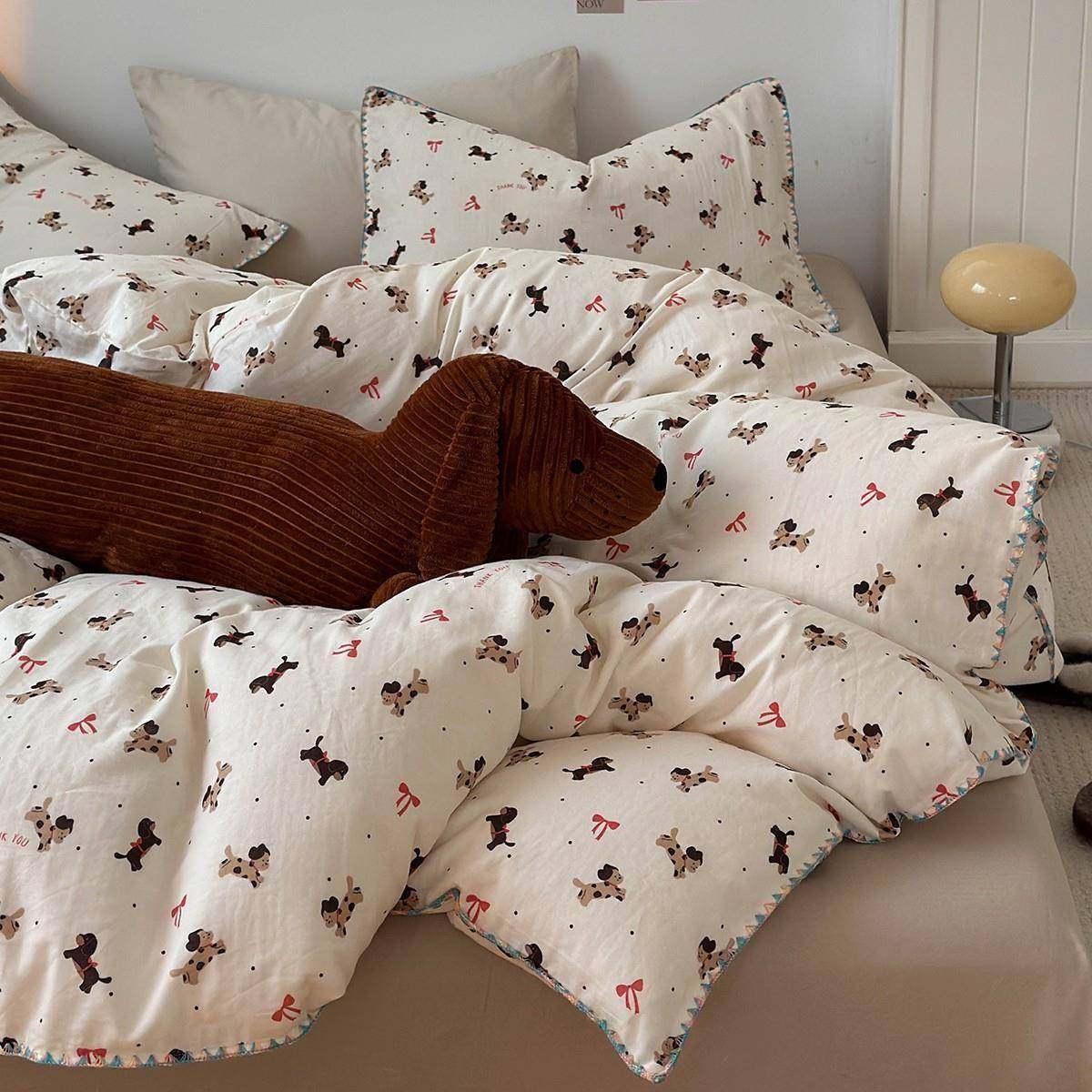 A类儿童可用酥软双层纱可爱纯棉纱布床上用品四件套 纯棉全棉被套,淘宝优惠券,粉丝福利购,淘宝优惠卷