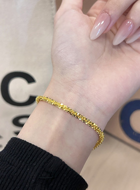 爆闪碎冰冰鳞片手链精致轻奢气质