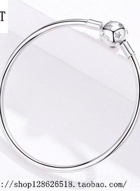 正品HGT新款原创星空银河繁星童星话星基础手镯串珠S手F炼925纯银