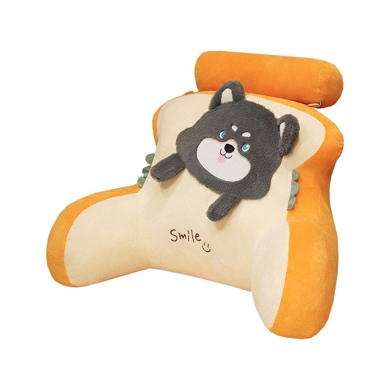 新款卡通吐司腰靠床头大靠背办公室久坐护腰靠枕孕妇沙发靠垫枕头,淘宝优惠券,粉丝福利购,淘宝优惠卷