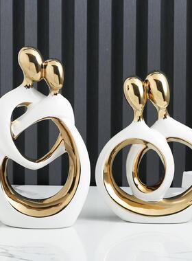 现品代简约侣情摆件意温1169/117馨家居家创里客厅工艺卧室房间布