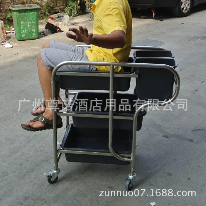 酒店钢餐厅不锈餐盘收集清洁车服三层推务车235收手碗碟工具推车,淘宝优惠券,粉丝福利购,淘宝优惠卷
