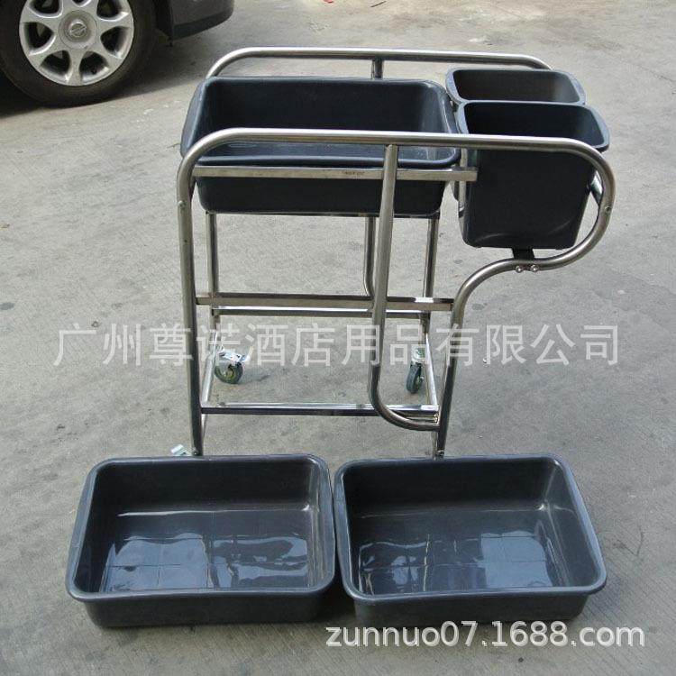 酒店钢餐厅不锈餐盘收集清洁车服三层推务车235收手碗碟工具推车,淘宝优惠券,粉丝福利购,淘宝优惠卷
