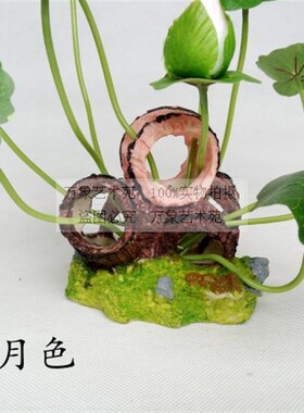 养眼仿真荷花摆件鱼缸水族园林造景配件酒店料理公寓餐桌装饰品