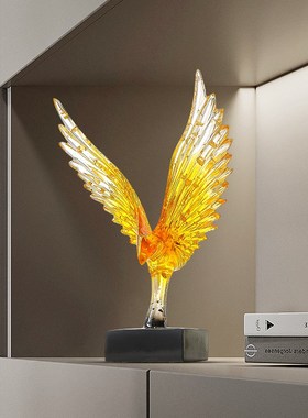 大展宏图老鹰摆件酒柜领导办公室桌面客厅电视柜大鹏展翅高级装饰