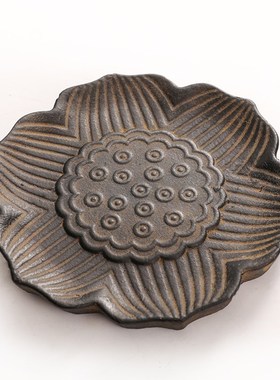 茶盘家用仿古中式小型摆件茶台功夫茶具壶承简约干泡台复古托盘座