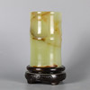 Natural jade pen holder, office stationery, creative business gifts, home crafts, Afghan jade ornaments, small vase