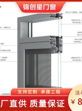 窗108系列平开窗0铝合5金门窗程工出口门项目81821244澳标门窗隔