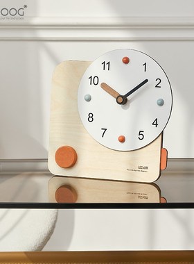 EMITDOOG办公桌面装饰摆件创意时钟家居客厅玄关电视柜高档装饰品