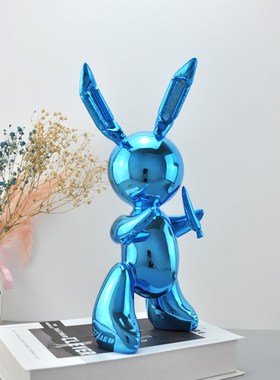 杰夫昆斯雕塑气球兔jeff koons现代简约家居装饰摆件软装饰品艺术