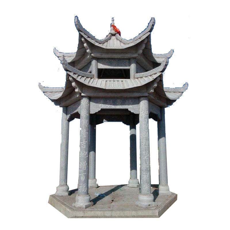 花岗古岩单层石雕凉亭大785理石雕刻石亭子复古建层六双角石凉亭,淘宝优惠券,粉丝福利购,淘宝优惠卷