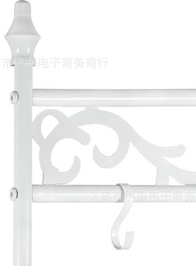 圣诞节典经白色金属架术袜艺架带10个Y-072402挂钩易于组装家庭圣