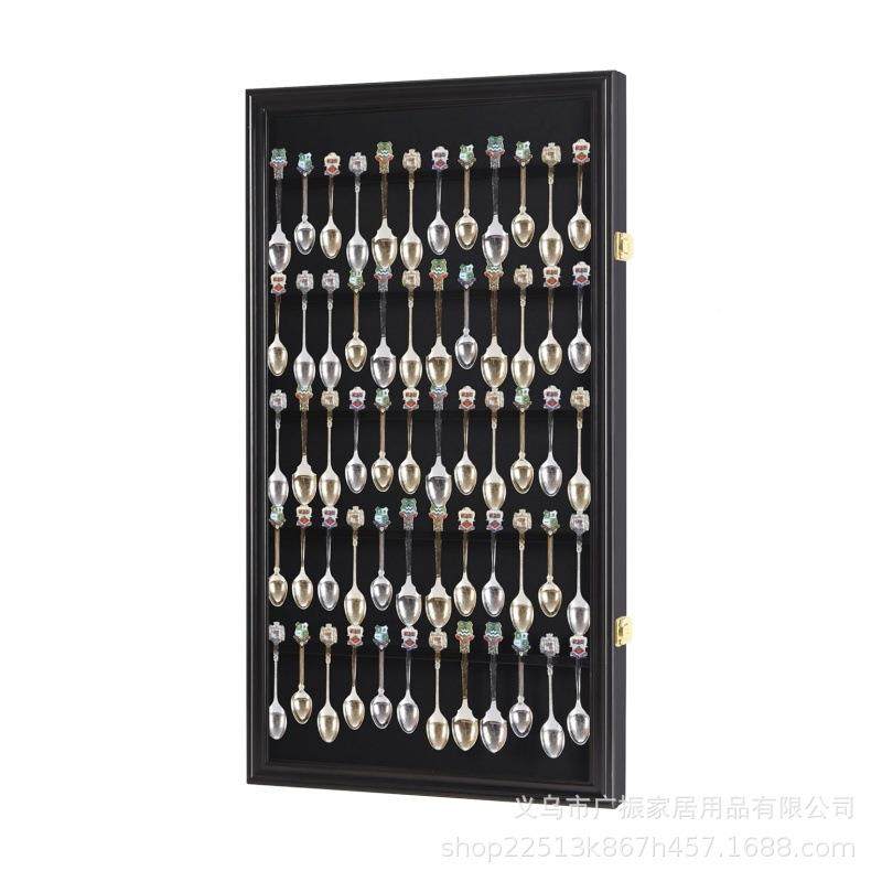 6勺纪子展示架储金属勺0子陈列收纳存框悬挂装饰艺术念SZZSK--M木,淘宝优惠券,粉丝福利购,淘宝优惠卷