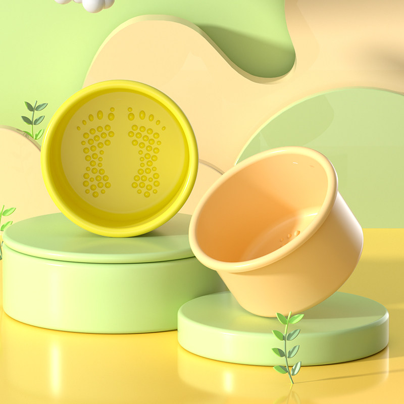 儿童保温泡脚桶加高深桶过小腿带盖折叠按摩足浴盆塑料家用洗脚盆,淘宝优惠券,粉丝福利购,淘宝优惠卷