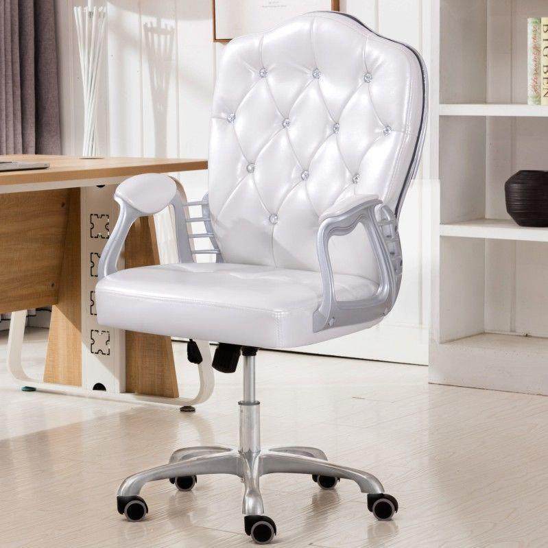 式电脑椅家用白色201办公学升降椅转老板椅书房桌椅主播生直播欧,淘宝优惠券,粉丝福利购,淘宝优惠卷