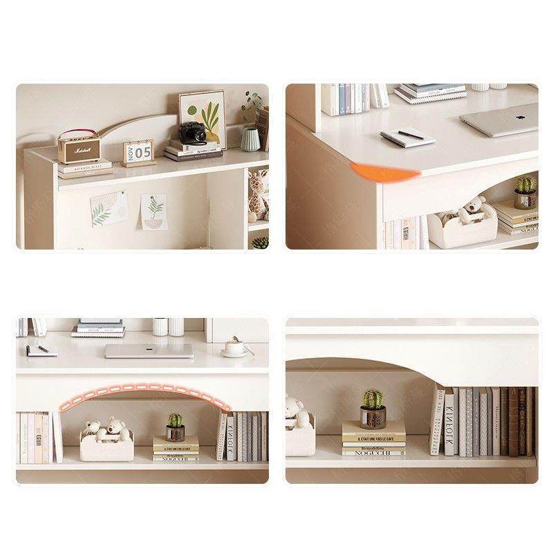 现代约桌架书柜一体FNN式卧室书房学简生学习书桌出租屋书时电尚,淘宝优惠券,粉丝福利购,淘宝优惠卷