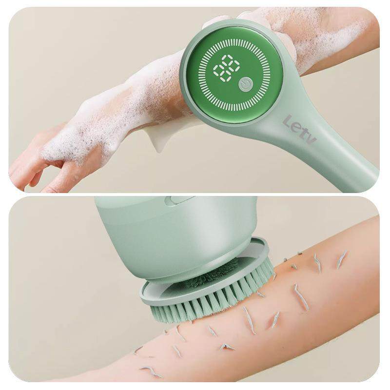 电动按摩沐浴刷电动洗澡刷多功能电动按摩洗澡仪搓背清洁沐浴刷,淘宝优惠券,粉丝福利购,淘宝优惠卷