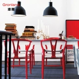 Бревенчатое кресло y Стул Ресторан ресторан с твердым деревом домашнее исследование костяное кресло простые китайские дизайнерские кресла