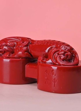 朱砂紫金砂神兽摆件瑞兽摆件招财纳福客厅玄关阳台家里装饰