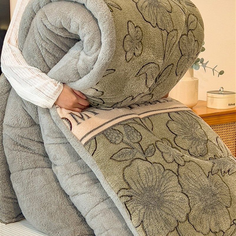 羊羔绒被子棉被被芯冬天宿舍2025新款冬季单人秋冬被加厚保暖10斤,淘宝优惠券,粉丝福利购,淘宝优惠卷