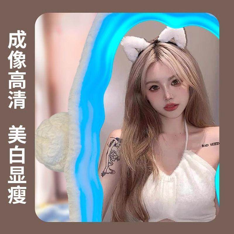 孟菲斯艺术创意全身镜萌兔落地灯氛围灯客厅卧室发光女生穿衣厂家,淘宝优惠券,粉丝福利购,淘宝优惠卷