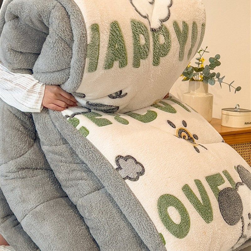 羊羔绒被子棉被被芯冬天宿舍2025新款冬季单人秋冬被加厚保暖10斤,淘宝优惠券,粉丝福利购,淘宝优惠卷